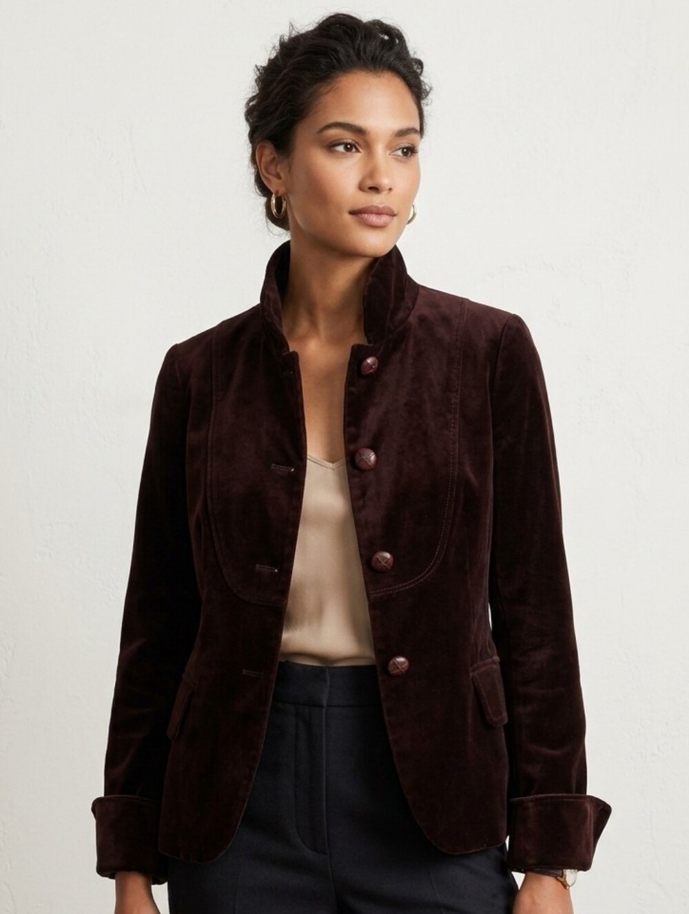 J. Crew Vintage 2007 Velvet Bella Blazer 6 8